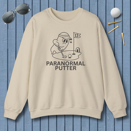 Paranormal Putter - Adult Golf Sweatshirt in Sand