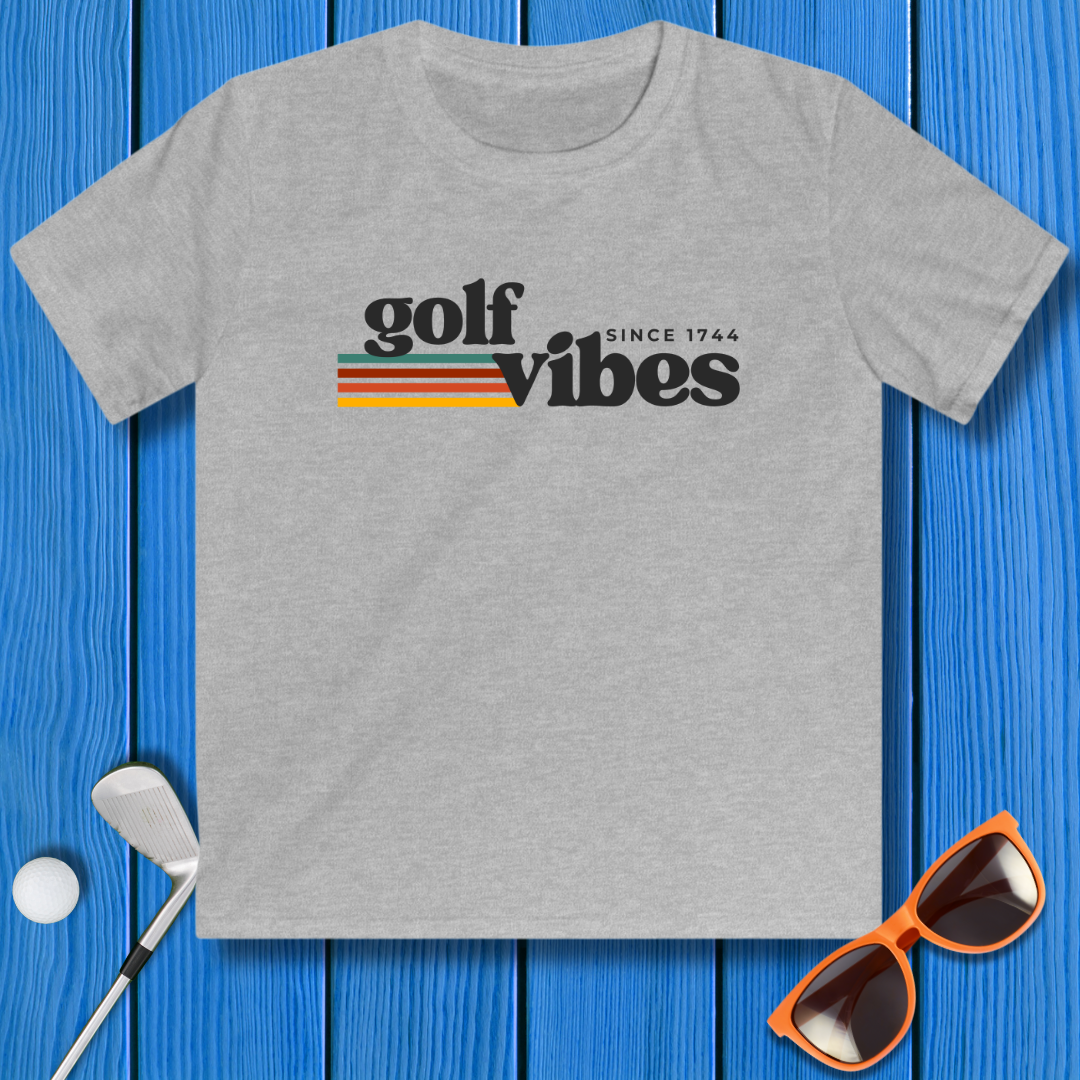 Golf Vibes - Youth T-shirt in Sport Grey, great for casual wear. Find more fun golf focused products at oneforetheages.com