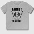 Target Practice - Youth Golf T-Shirt in Sport Grey