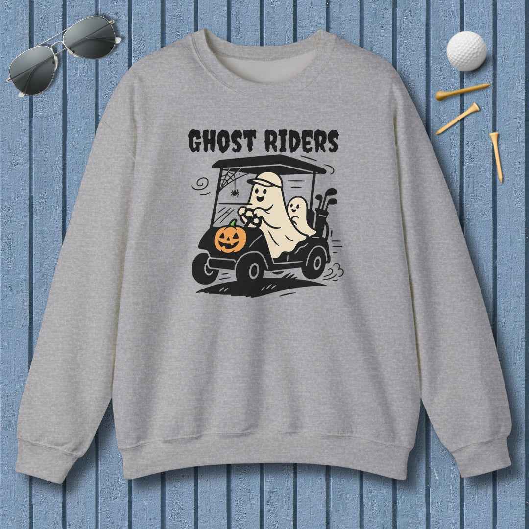 Ghost Riders - Adult Golf Sweatshirt in Sport Grey