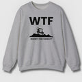 WTF - Where's the Fairway - Adult Golf Sweatshirt in Sport Grey
