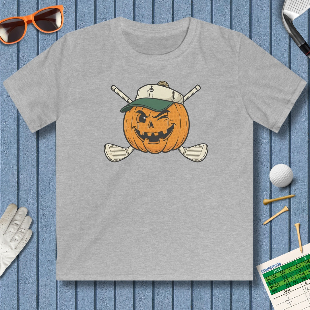 Golf or Gourd - Youth Golf T-Shirt in Sport Grey