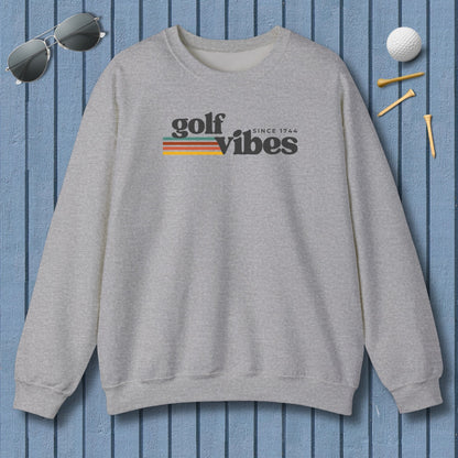 Golf Vibes - Adult Golf Sweatshirt in Sport Grey