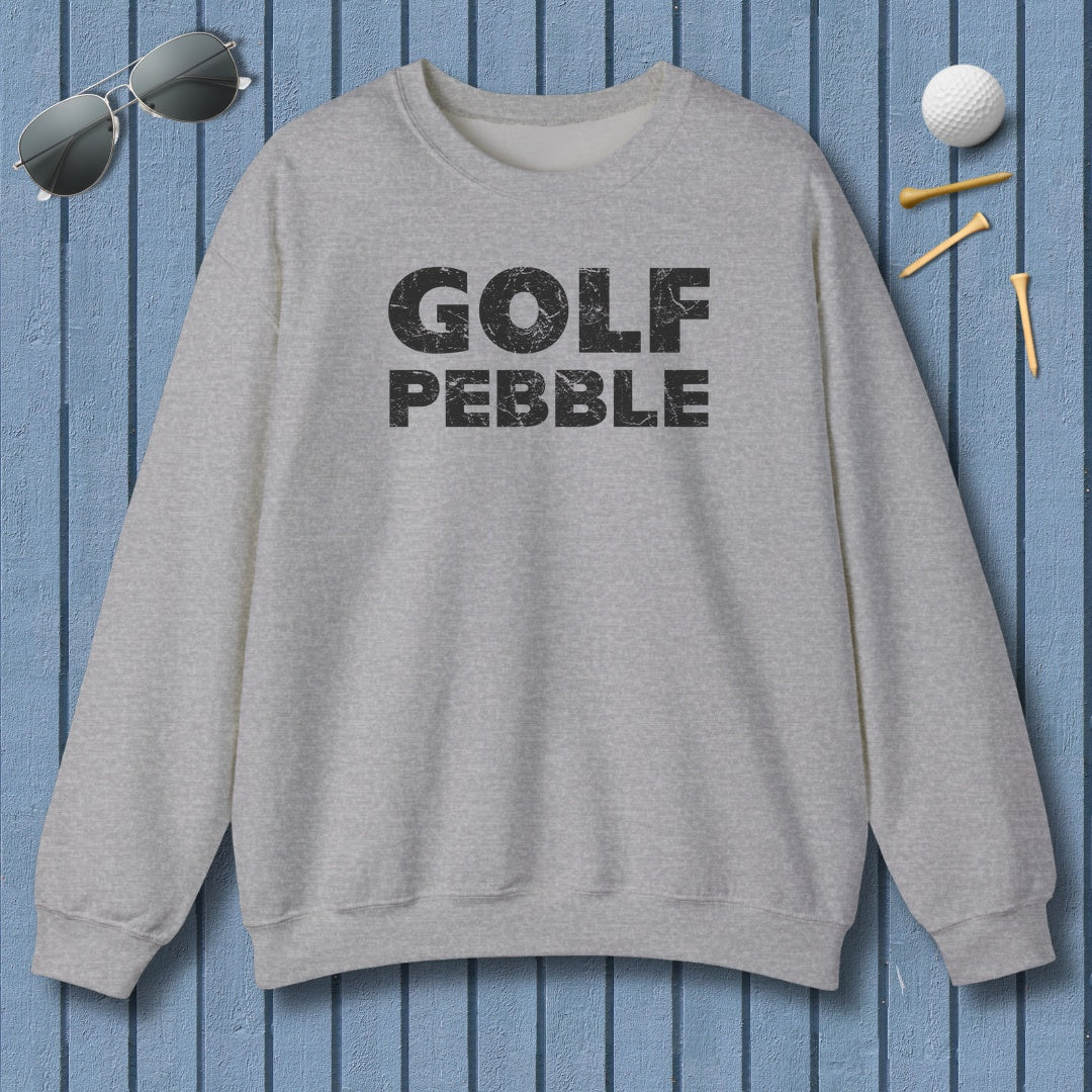 Golf Pebble - Adult Golf Sweatshirt in Sport Grey
