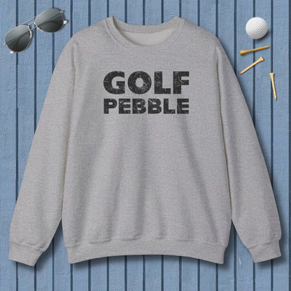 Golf Pebble - Adult Golf Sweatshirt in Sport Grey