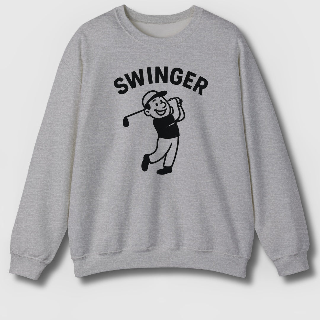 Swinger - Adult Golf Sweatshirt in Sport Grey