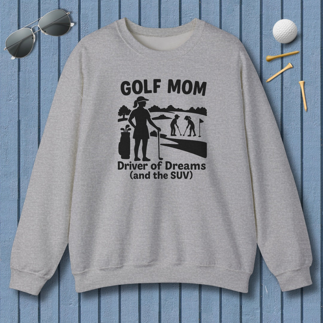 Golf Mom - Adult Golf Sweatshirt in Sport Grey