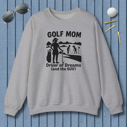 Golf Mom - Adult Golf Sweatshirt in Sport Grey