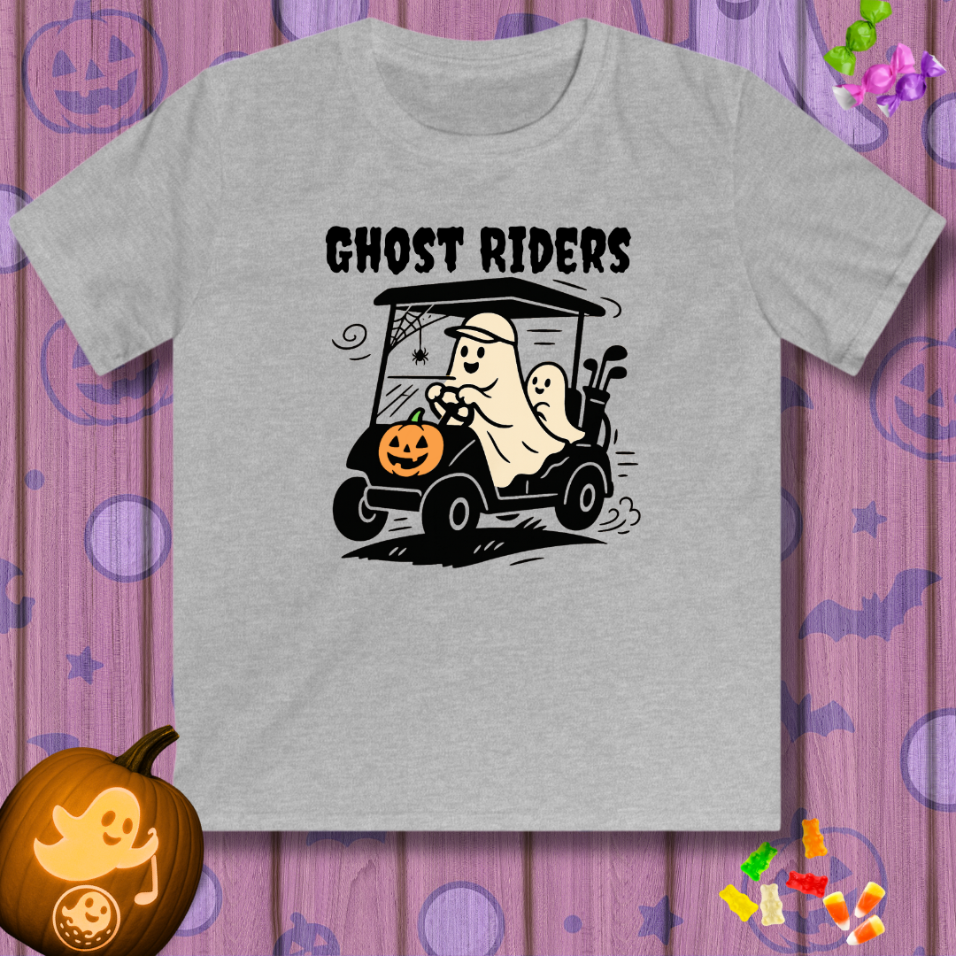 Ghost Riders - Youth Halloween Golf T-Shirt