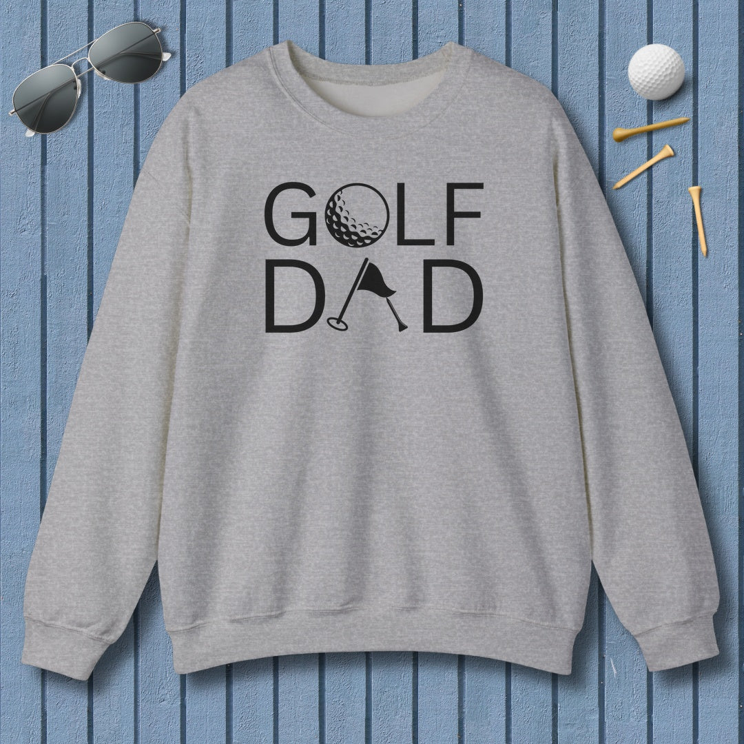 Golf Dad - Adult Golf Sweatshirt in Sport Grey