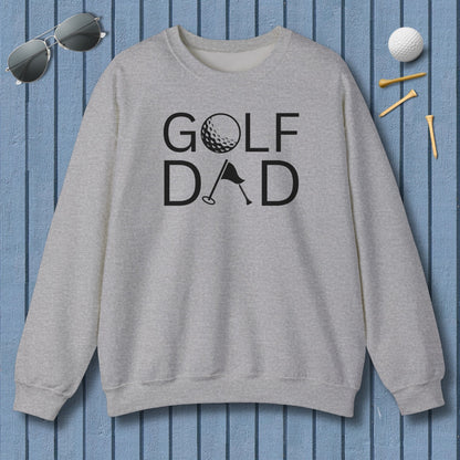 Golf Dad - Adult Golf Sweatshirt in Sport Grey