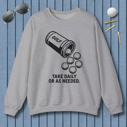 Golf Prescription - Adult Golf Sweatshirt in Sport Grey