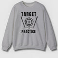 Target Practice - Adult Golf Sweatshirt in Sport Grey