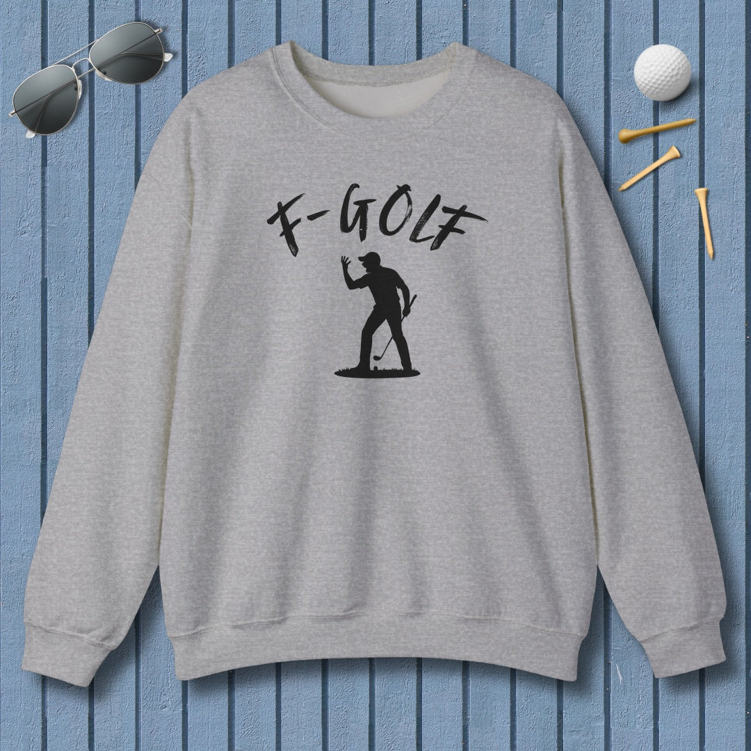 F-Golf (Male) - Adult Golf Sweatshirt in Sport Grey
