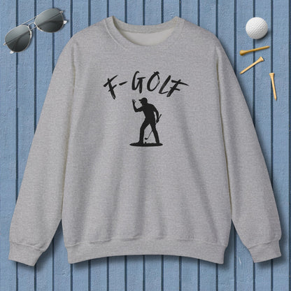 F-Golf (Male) - Adult Golf Sweatshirt in Sport Grey