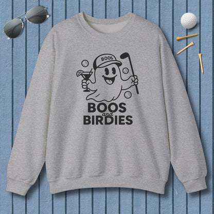 Boos and Birdies - Adult Golf Sweatshirt in Sport Grey