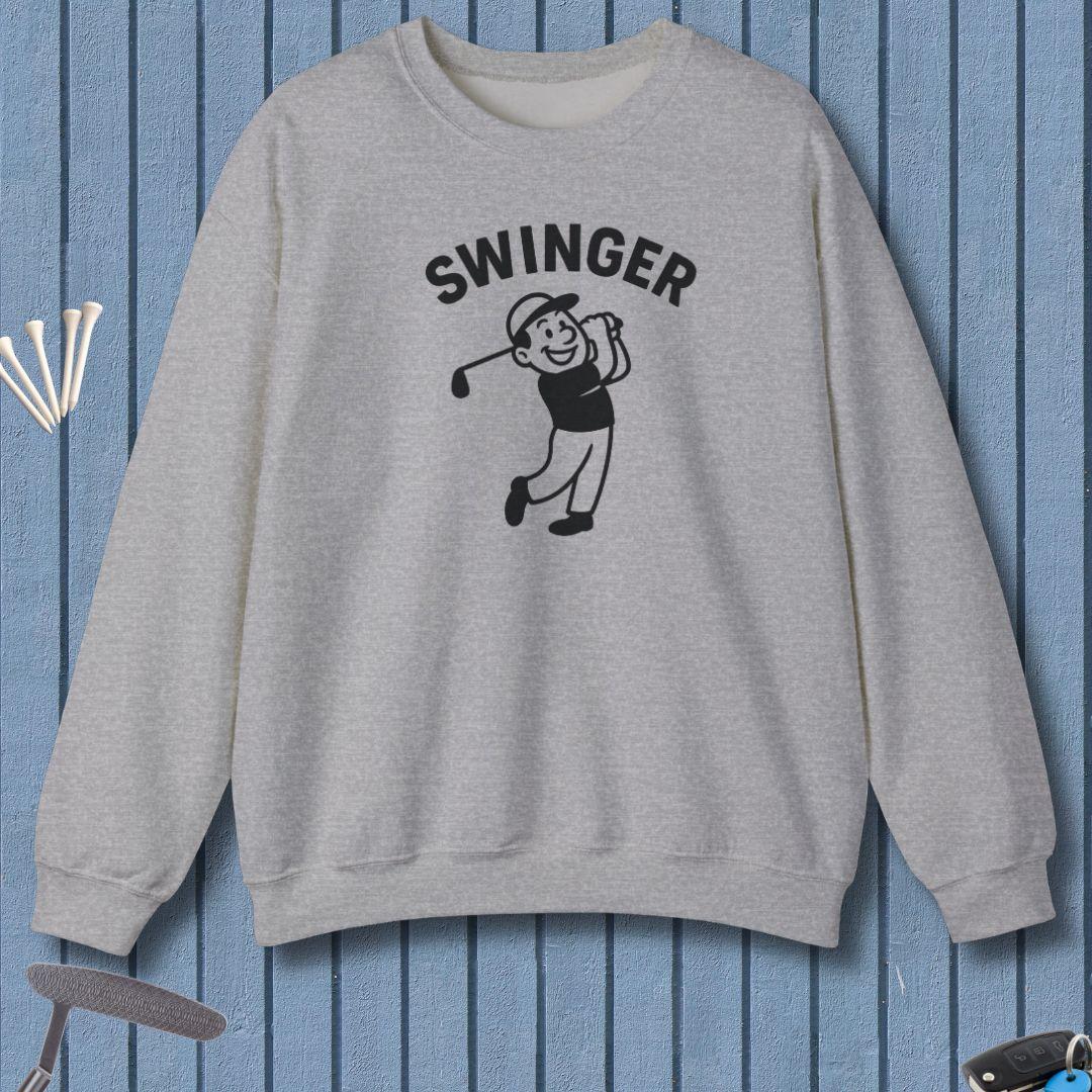Swinger - Retro Cartoon Golf Sweatshirt