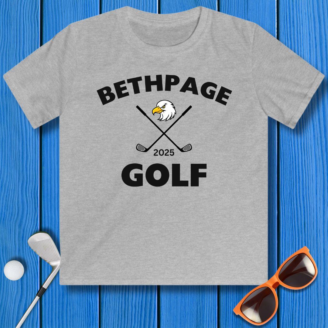 Bethpage Golf 2025 - Youth T-shirt in Sport Grey, great for casual wear. Find more fun golf focused products at oneforetheages.com