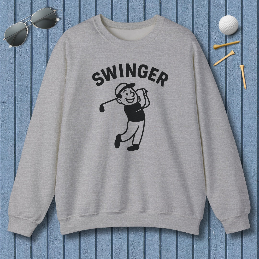 Swinger - Adult Golf Sweatshirt in Sport Grey