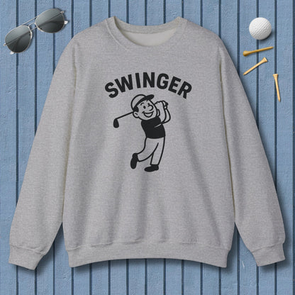 Swinger - Adult Golf Sweatshirt in Sport Grey