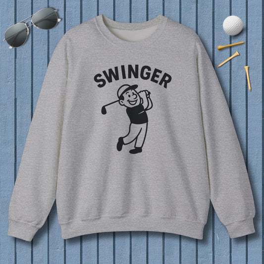 Swinger - Adult Golf Sweatshirt in Sport Grey
