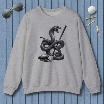 Strike Position - Mamba - Adult Golf Sweatshirt in Sport Grey