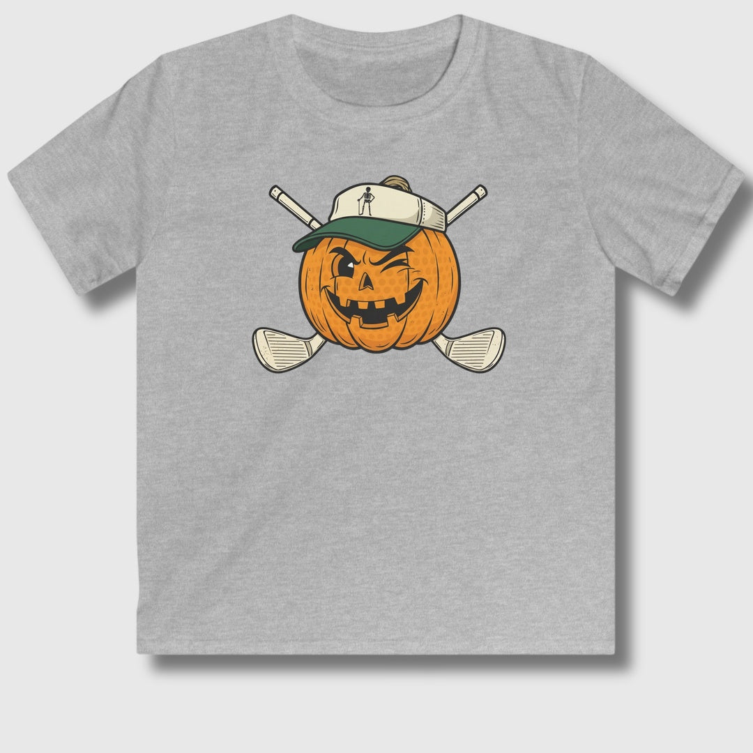 Golf or Gourd - Youth Golf T-Shirt in Sport Grey
