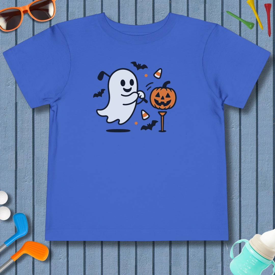 Ghost Tee Off - Toddler Golf T-Shirt in True Royal