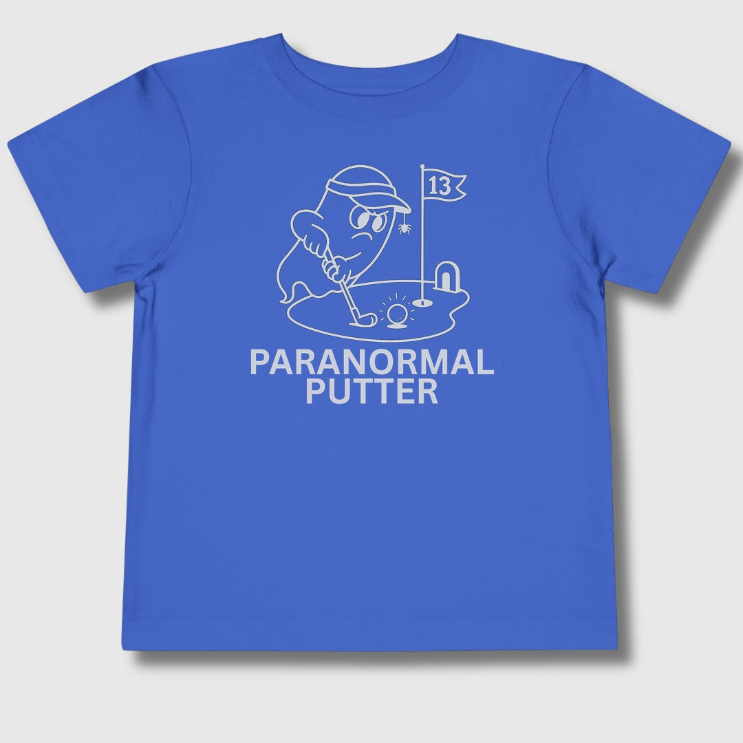 Paranormal Putter - Toddler Golf T-Shirt in True Royal