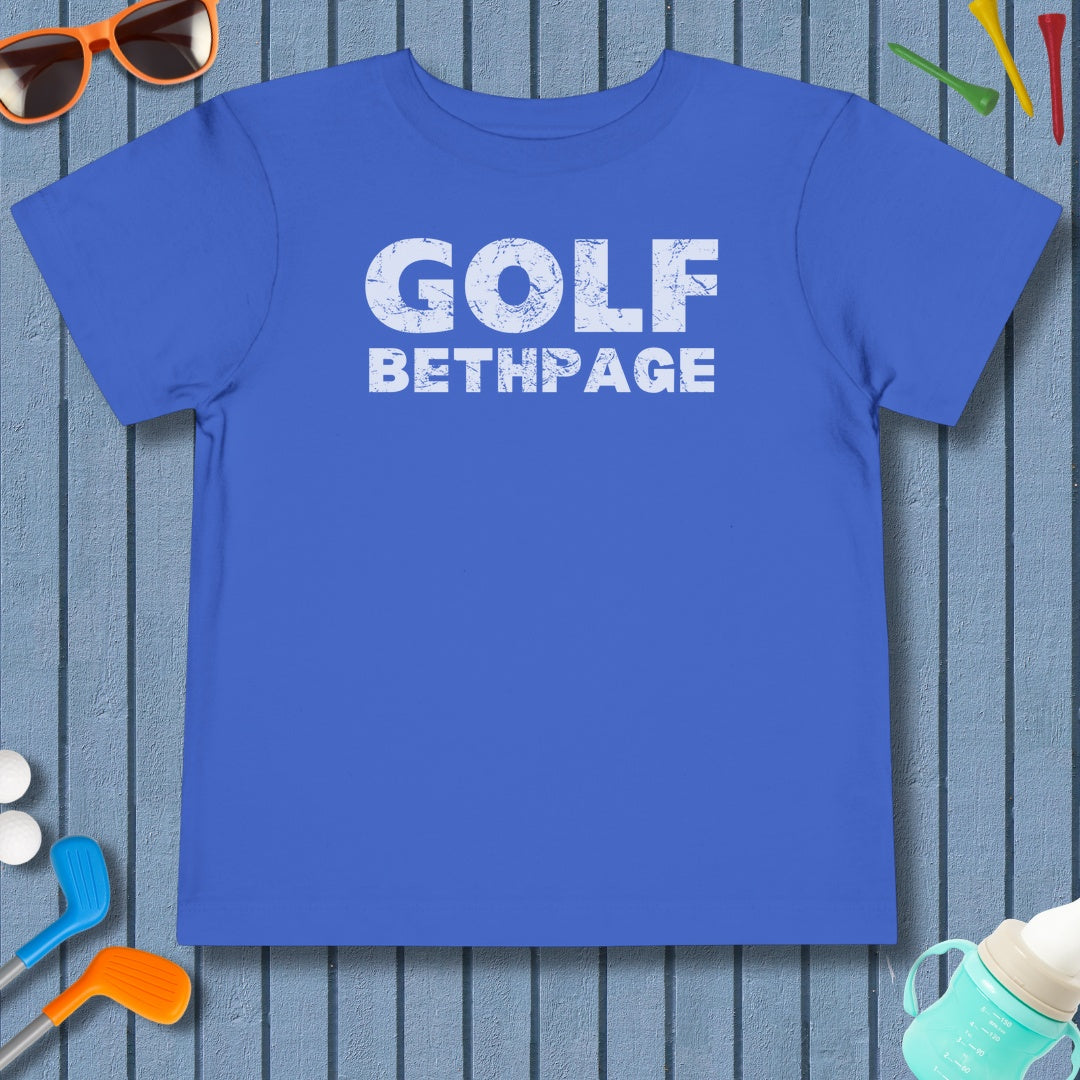 Golf Bethpage - Toddler Golf T-Shirt in True Royal
