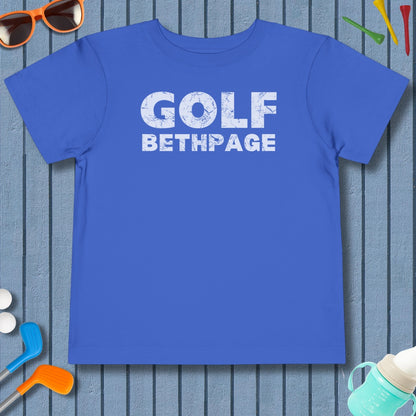 Golf Bethpage - Toddler Golf T-Shirt in True Royal