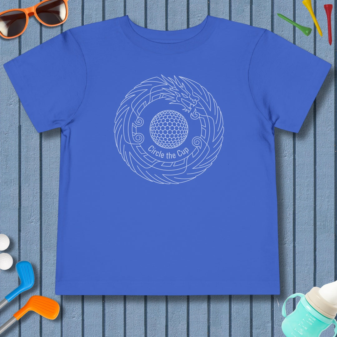 Circle the Cup - Toddler Golf T-Shirt in True Royal