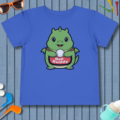 Ball Buddy Dragon - Toddler Golf T-Shirt in True Royal