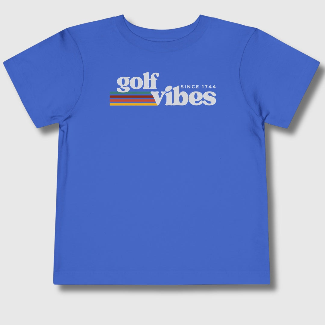 Golf Vibes - Toddler Golf T-Shirt in True Royal