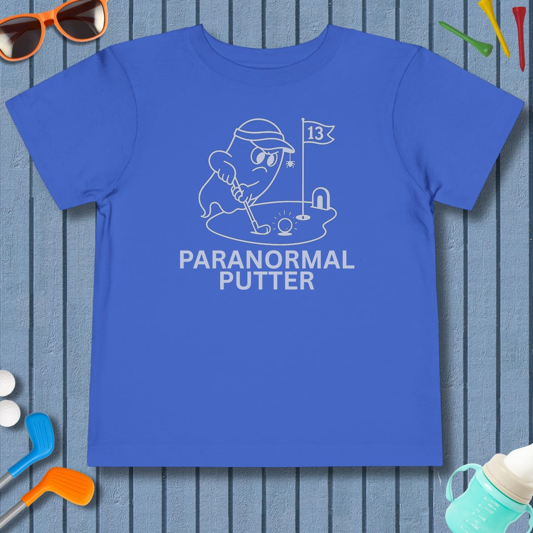 Paranormal Putter - Toddler Golf T-Shirt in True Royal