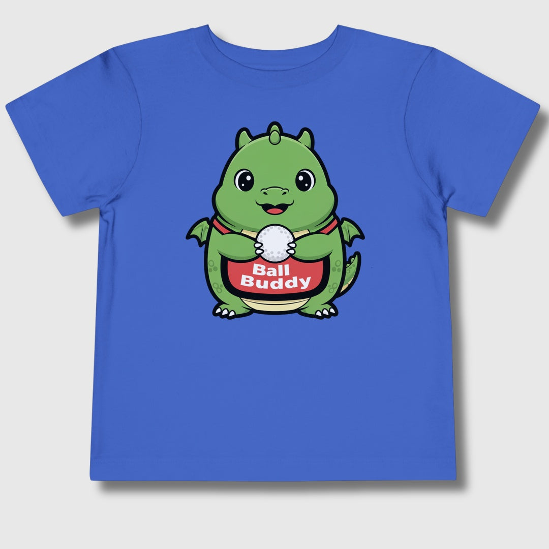 Ball Buddy Dragon - Toddler Golf T-Shirt in True Royal