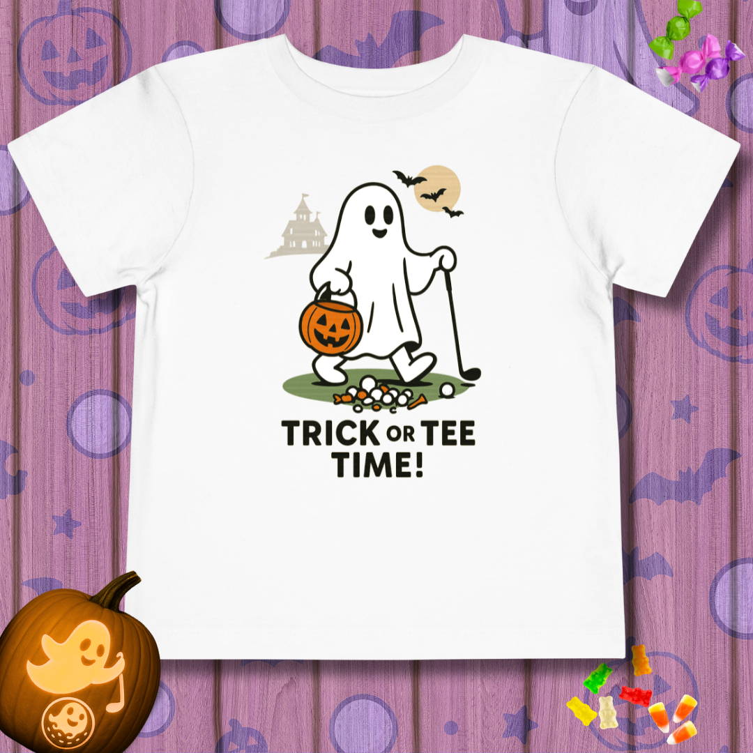 Trick or Tee Time - Toddler Halloween T-shirt