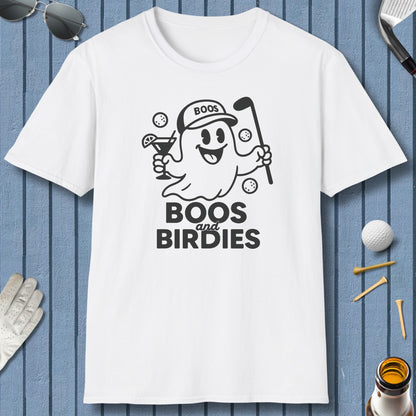 Boos and Birdies - Adult Golf T-Shirt in White