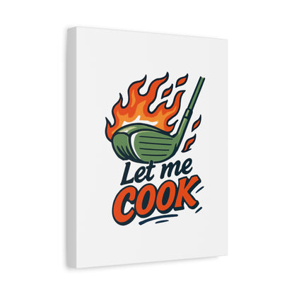Let Me Cook - Canvas Wall Art - White - 11×14 - front