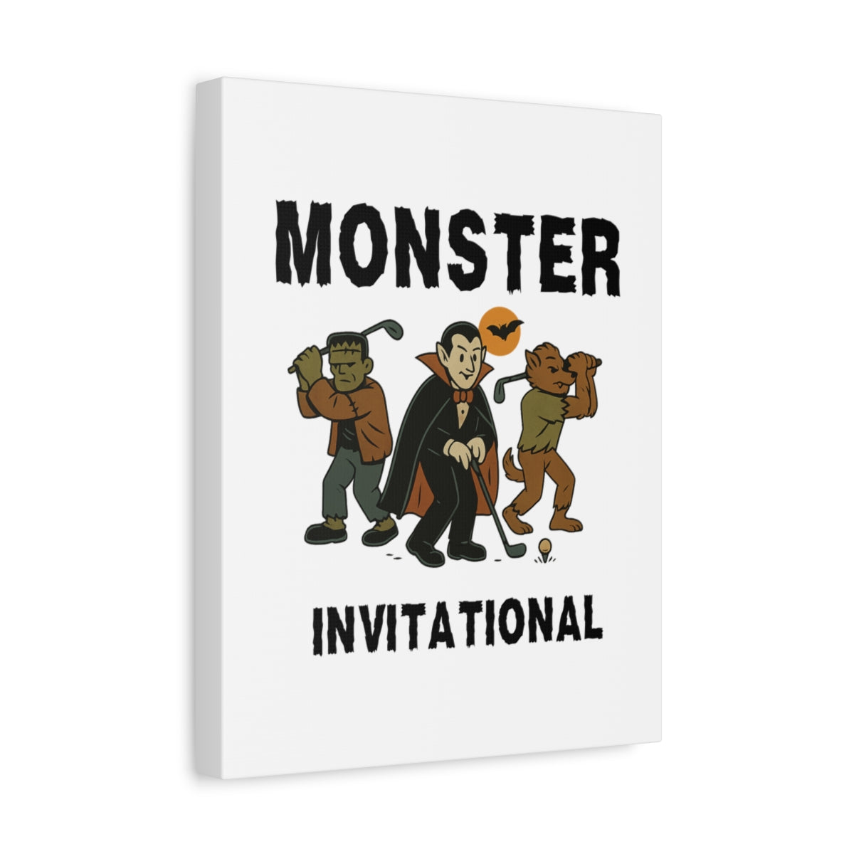 Monster Invitational - Canvas Wall Art - White - 11×14 - front
