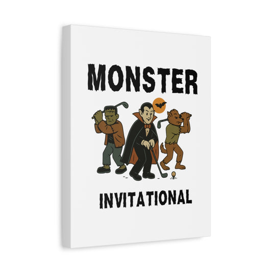 Monster Invitational - Canvas Wall Art - White - 11×14 - front