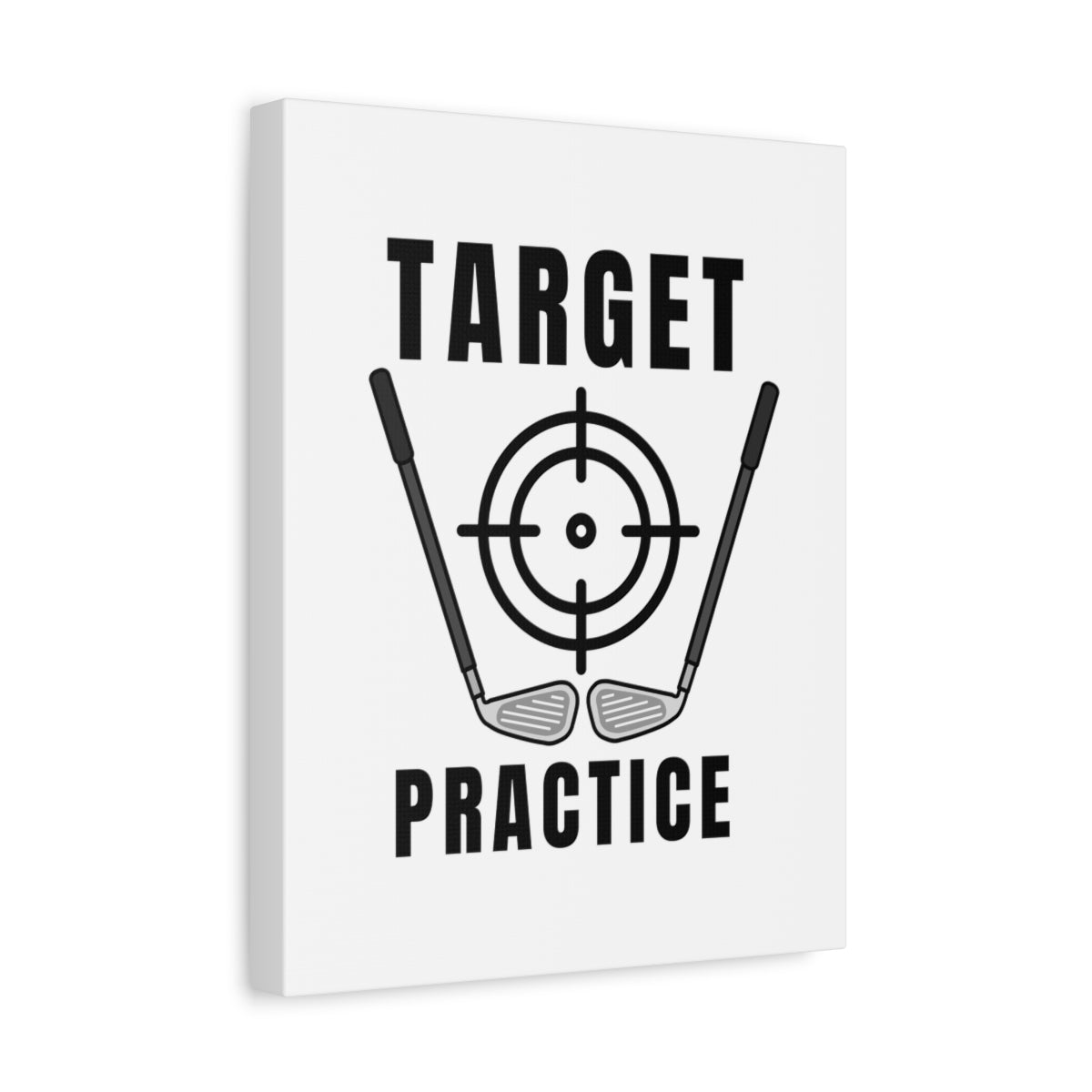 Target Practice - Canvas Wall Art - White - 11×14 - front