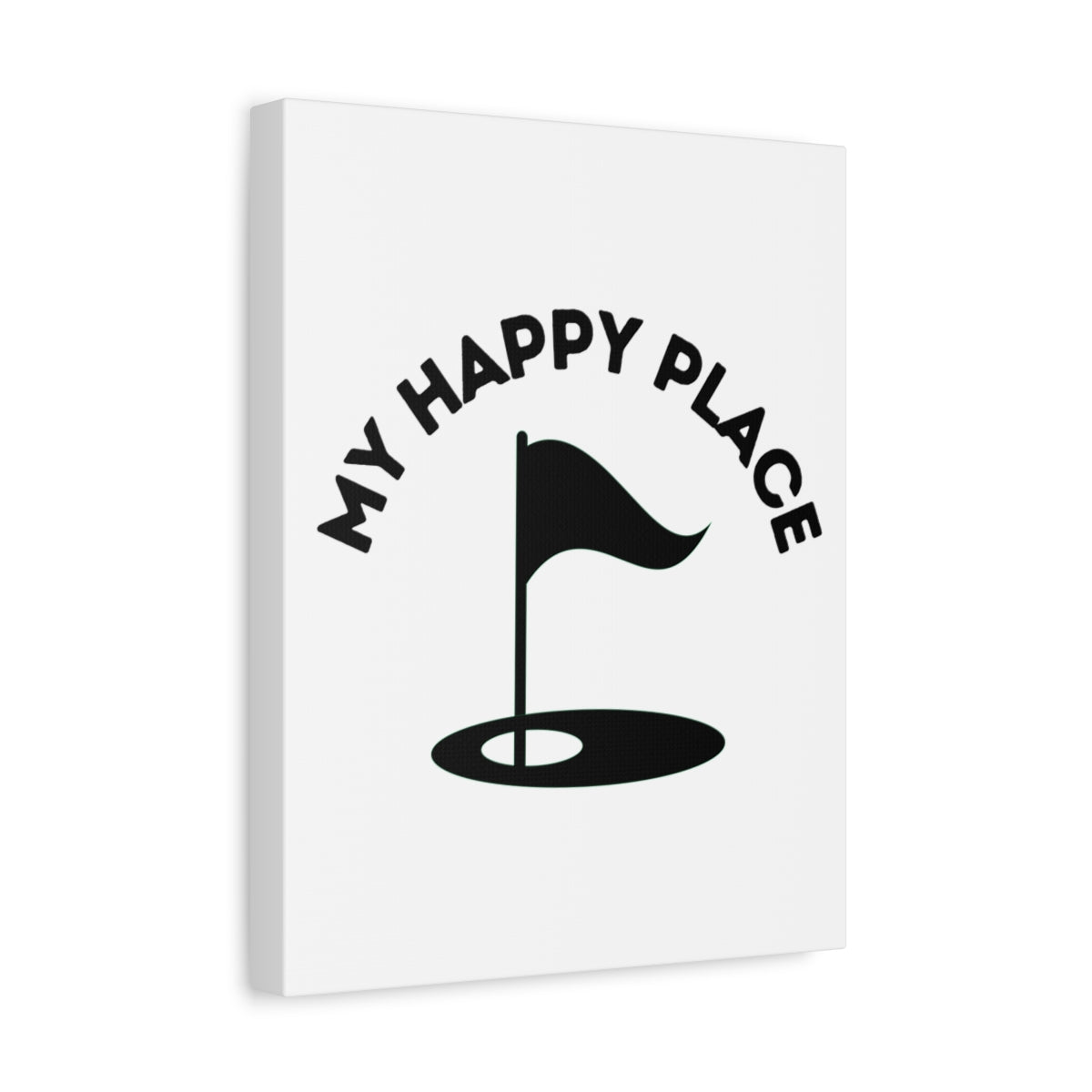 My Happy Place - Canvas Wall Art - White - 11×14 - front