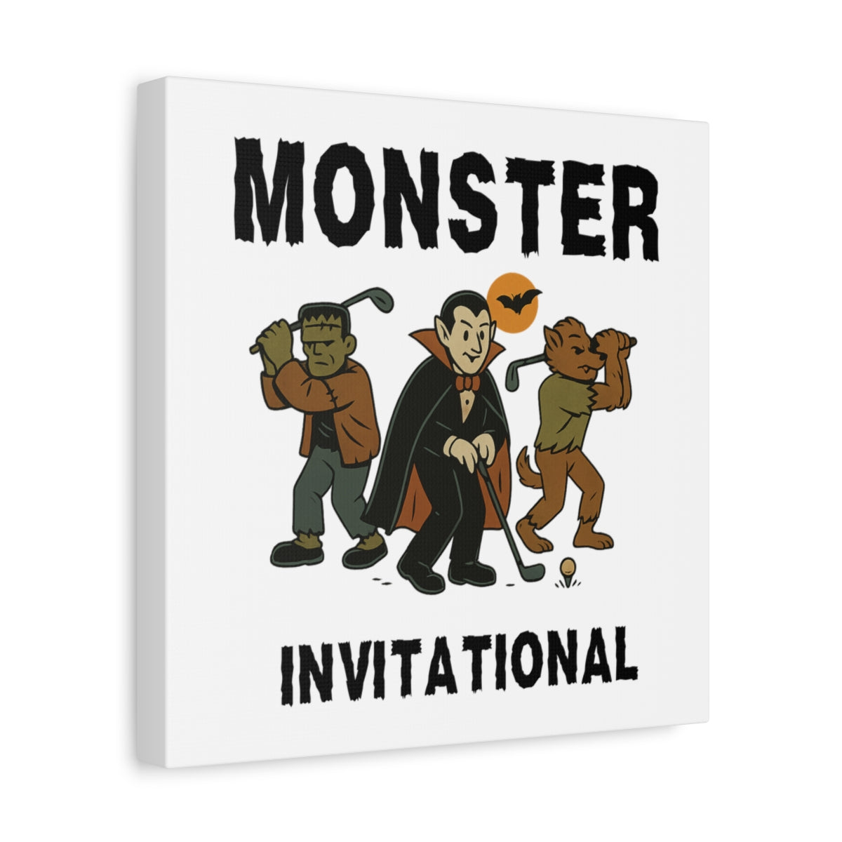 Monster Invitational - Canvas Wall Art - White - 12×12 - front
