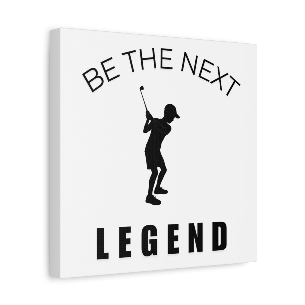 BE THE NEXT LEGEND (Boys) - Canvas Wall Art - White - 12×12 - front