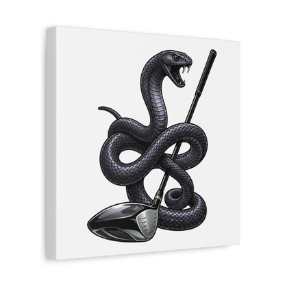 Strike Position - Mamba - Canvas Wall Art - White - 12×12 - front