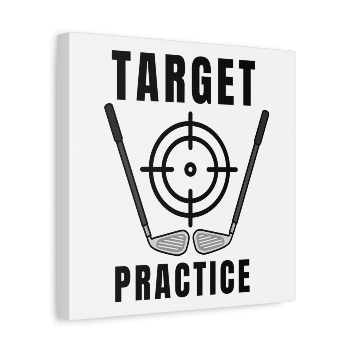 Target Practice - Canvas Wall Art - White - 12×12 - front
