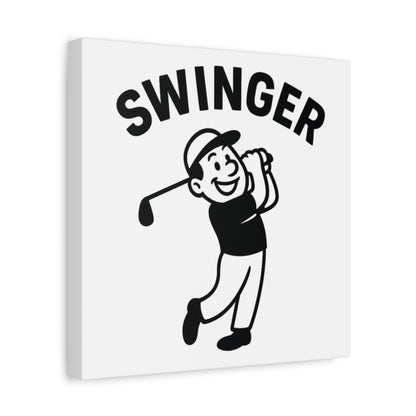 Swinger - Canvas Wall Art - White - 12×12 - front