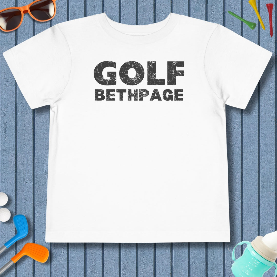 Golf Bethpage - Toddler Golf T-Shirt in White