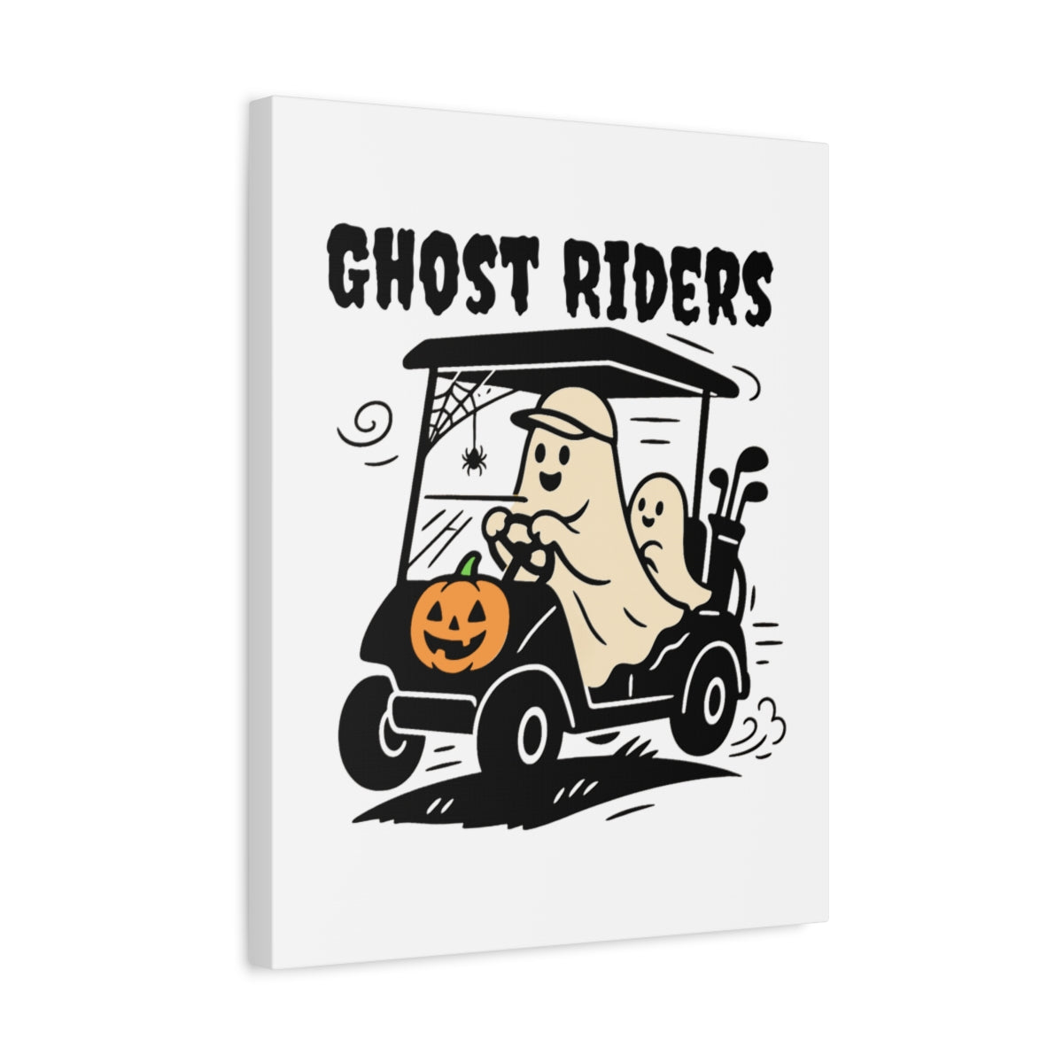 Ghost Riders - Canvas Wall Art - White - 16×20 - front